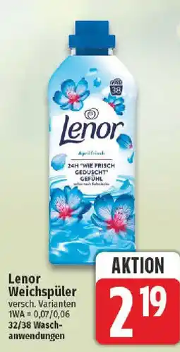 nah & gut Lenor Weichspüler Angebot