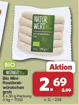Famila Nord West Bio Mini Rostbratwürstchen grob Angebot