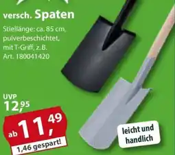 Sonderpreis Baumarkt versch. Spaten Angebot