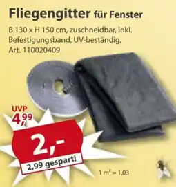 Sonderpreis Baumarkt Fliegengitter für Fenster Angebot
