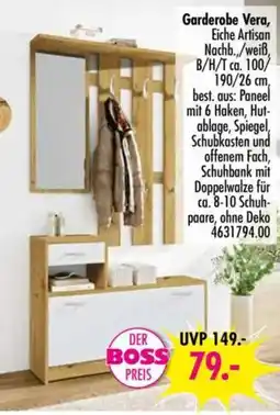 Möbel Boss Garderobe Vera Angebot