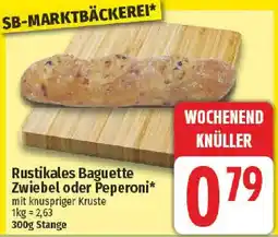 nah & gut Rustikales Baguette Zwiebel oder Peperoni Angebot