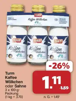 Famila Nord West Turm Kaffee Wölkchen oder Sahne Angebot