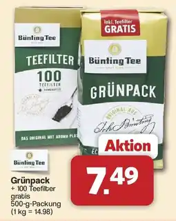 Famila Nord West Bünting Tee Grünpack Angebot
