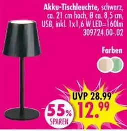 Möbel Boss Akku-Tischleuchte Angebot