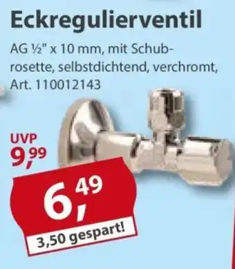 Sonderpreis Baumarkt Eckregulierventil Angebot