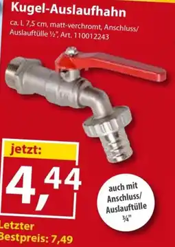 Sonderpreis Baumarkt Kugel-Auslaufhahn Angebot