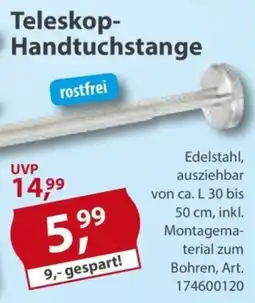 Sonderpreis Baumarkt Teleskop Handtuchstange Angebot