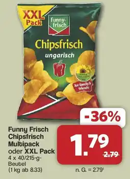 Famila Nord West Funny Frisch Chipsfrisch Multipack oder XXL Pack Angebot