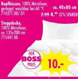 Möbel Boss Steppdecke Angebot