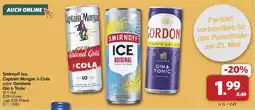 Famila Nord West Smirnoff Ice, Captain Morgan & Cola oder Gordons Gin & Tonic Angebot