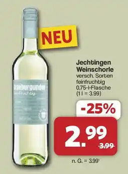 Famila Nord West Jechtingen Weinschorle Angebot