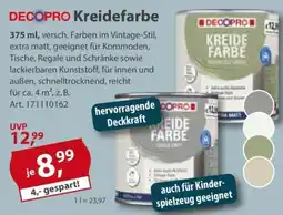 Sonderpreis Baumarkt DECOPRO Kreidefarbe Angebot