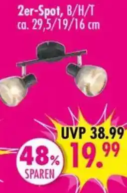 Möbel Boss LED Leuchten 2er-Spot Angebot