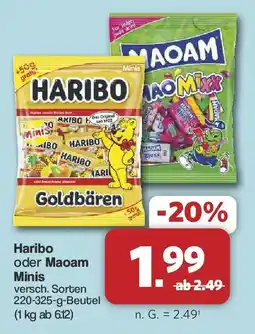 Famila Nord West Haribo oder Maoam Minis Angebot