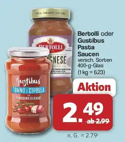 Famila Nord West Bertolli oder Gustibus Pasta Saucen Angebot