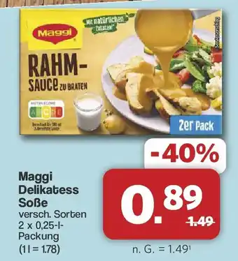 Famila Nord West Maggi Delikatess Soße Angebot