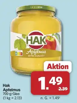 Famila Nord West Hak Apfelmus Angebot