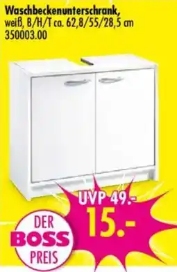 Möbel Boss Waschbeckenunterschrank Angebot
