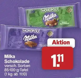 Famila Nord West Milka Schokolade Angebot