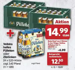 Famila Nord West Veltins helles Pülleken oder Zitrönken Angebot