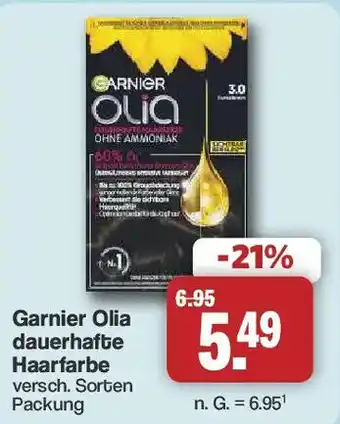 Famila Nord West Garnier Olia dauerhafte Haarfarbe Angebot
