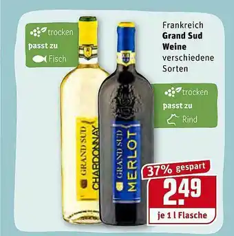 REWE Kaufpark Grand Sud Weine Angebot