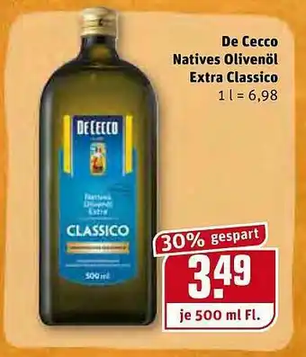 REWE Kaufpark De Cecco Natives Olivenöl Extra Classico Angebot