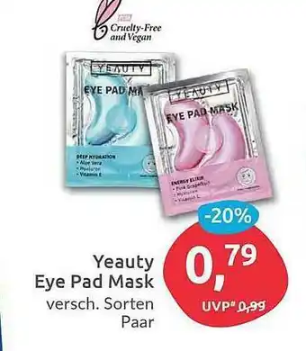 Budni Yeauty Eye Pad Mask Angebot