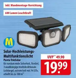 Famila Nord Ost Solar-Hochleistungs- Multifunktionslicht Panta TrioSolar Angebot
