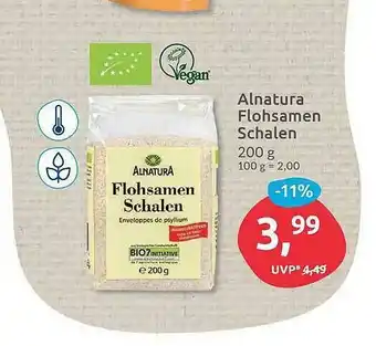 Budni Alnatura Flohsamen Schalen Angebot