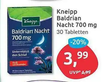 Budni Kneipp Baldrian Nacht Angebot