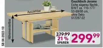 Möbel Boss Couchtisch Jerome Angebot