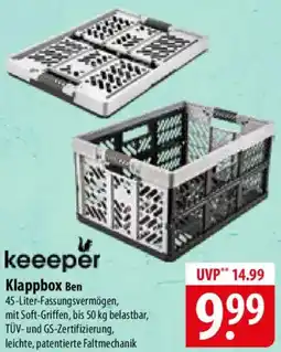 Famila Nord Ost keeeper Klappbox Ben Angebot