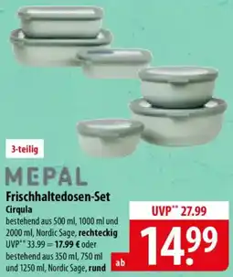 Famila Nord Ost MEPAL Frischhaltedosen-Set Cirqula Angebot