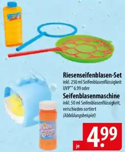 Famila Nord Ost Riesenseifenblasen-Set oder Seifenblasenmaschine Angebot