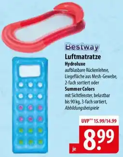 Famila Nord Ost Bestway Luftmatratze Hydroluxe Angebot