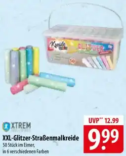Famila Nord Ost XTREM XXL-Glitzer-Straßenmalkreide Angebot