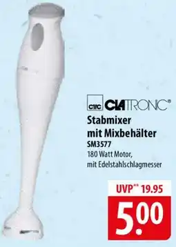 Famila Nord Ost Clatronic Stabmixer mit Mixbehälter SM3577 Angebot