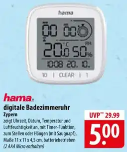 Famila Nord Ost hama digitale Badezimmeruhr Zypern Angebot
