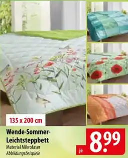 Famila Nord Ost Wende-Sommer Leichtsteppbett Angebot