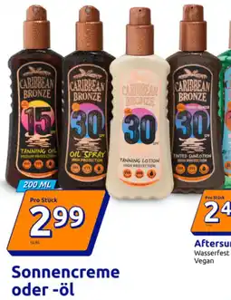 Action Sonnencreme oder -öl Angebot