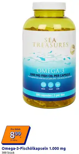 Action Omega-3-Fischölkapseln 1.000 mg Angebot