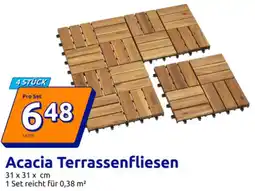 Action Acacia Terrassenfliesen Angebot