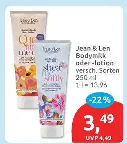 Budni Jean & len body lotion Angebot