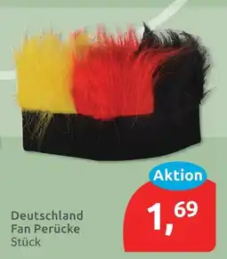 Budni Deutschland fan perücke Angebot