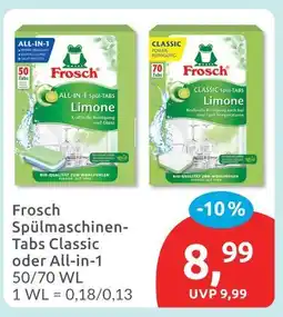 Budni Frosch spülmaschinen-tabs classic oder all-in-1 Angebot