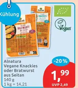 Budni Alnatura vegane knackies Angebot