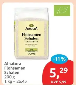 Budni Alnatura flohsamen schalen Angebot