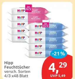 Budni Hipp feuchttücher Angebot